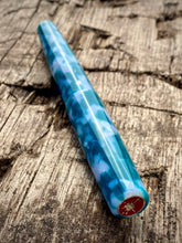 Load image into Gallery viewer, DayDreamer 1315 - Teal Reef Cellulose, Silver &amp; Red Trim - Jowo