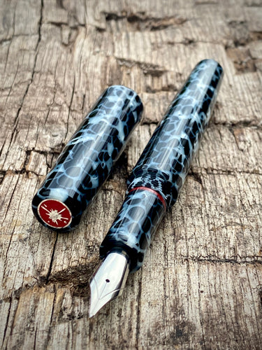 DayDreamer 1315 - Wilder Cellulose, Silver & Red Trim - Jowo