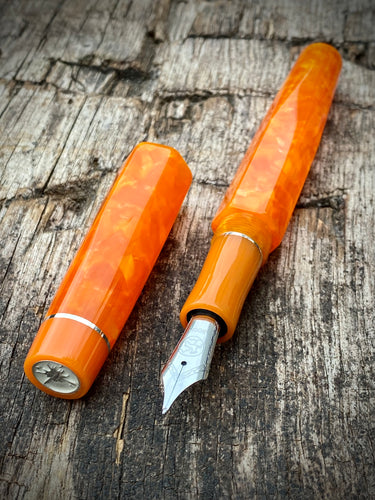 DayDreamer Hex 1315 - Café Society Acrylic, Orange & Silver Accents - Bock