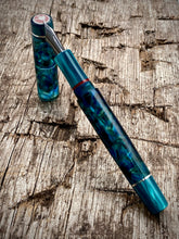 Load image into Gallery viewer, DayDreamer 1315 - Tealectric Dreams Cellulose Acetate, Teal Accents - Bock