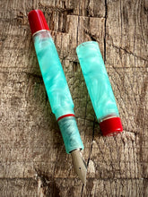 Load image into Gallery viewer, DayDreamer 1315 - Cool Mint Acrylic, Rockster Red &amp; Silver Accents - Bock
