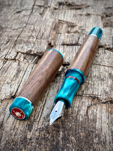 DayDreamer 1315 - English Walnut & Teal Pearl - Jowo