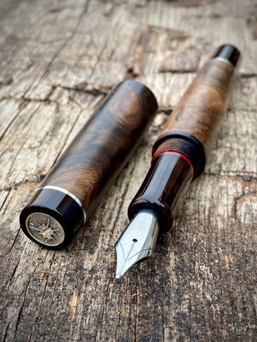 DayDreamer 1315 - Figured Turkish English Walnut & Espresso Pearl - Jowo