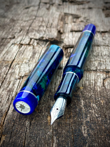 DayDreamer 1315 - Mazzucchelli Sogno Zaffiro, Cobalt & Silver Accents - Jowo